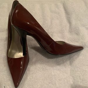 Nine West dark red heels